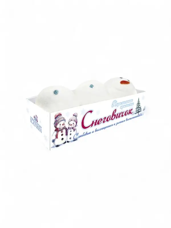 Новогодний набор бомбочек для ванн «снеговичок», 180 г Новогодний набор бомбочек для ванн «снеговичок», 180 г