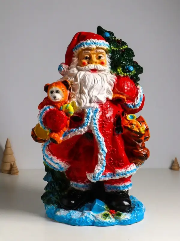 Фигура "Дед мороз" 52х32х26,5 см, красный