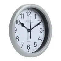 Часы настенные классические &laquo;Соломон&raquo;, бесшумные, плавный ход, d=15 см, серебристые, от батарейки 1&times;АА