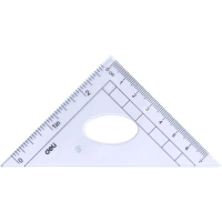 Набор чертежный Deli E9597 малый: лин 15см,угольн 10 и 7см,трансп 8см,прозр