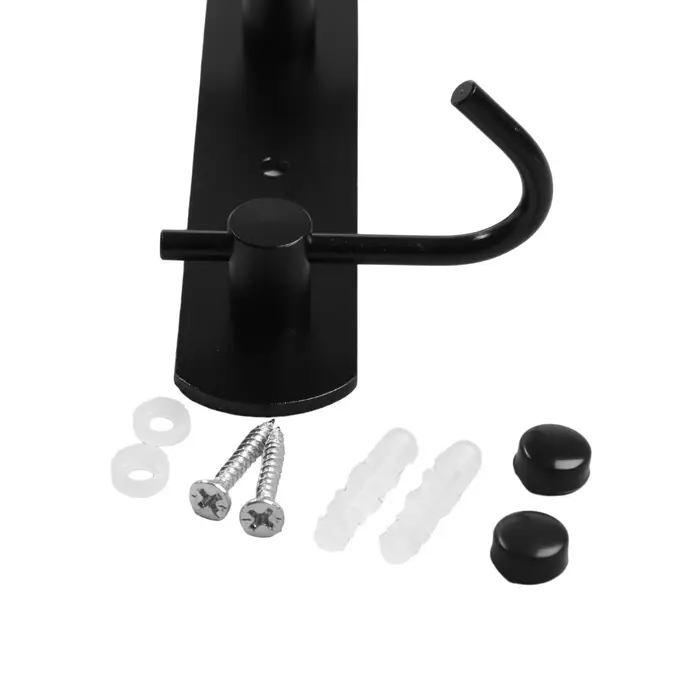 Вешалка CAPPIO CVF001, металлическая, четырехрожковая, цвет черный