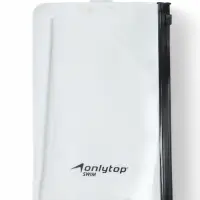 Шапочка для плавания взрослая ONLYTOP, силиконовая, 46 г, обхват 54-60 см, белая