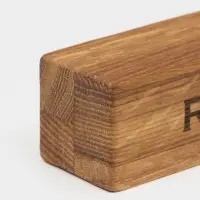 Табличка настольная деревянная Adelica &laquo;Зарезервировано/Reserved&raquo;, 18&times;4&times;4 см, дуб