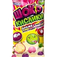 Драже в кислой хрустящей глазури «ШокоКислики», 10 г Драже в кислой хрустящей глазури «ШокоКислики», 10 г