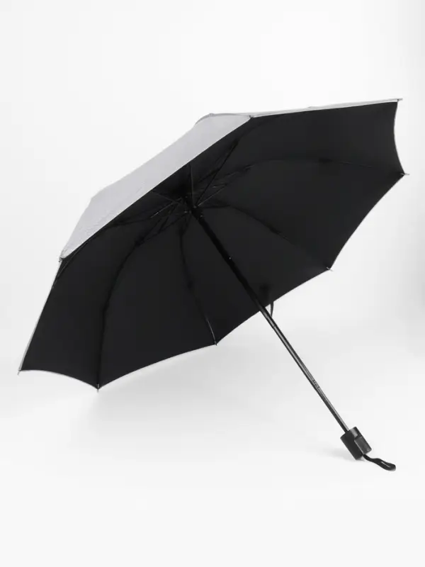 Зонт механический &laquo;Классика&raquo;, эпонж, 4 сложения, 8 спиц, R=48/55 см, d=96 см, МИКС