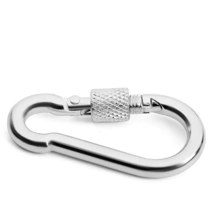 Карабин монтажный с фиксатором ТУНДРА krep, DIN5299D, 5×50 мм, оцинкованный, 1 шт. Карабин монтажный с фиксатором ТУНДРА krep, DIN5299D, 5×50 мм, оцинкованный, 1 шт.