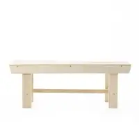 Лавка деревянная для дачи и бани, 120&times;40&times;41 см, из наличника