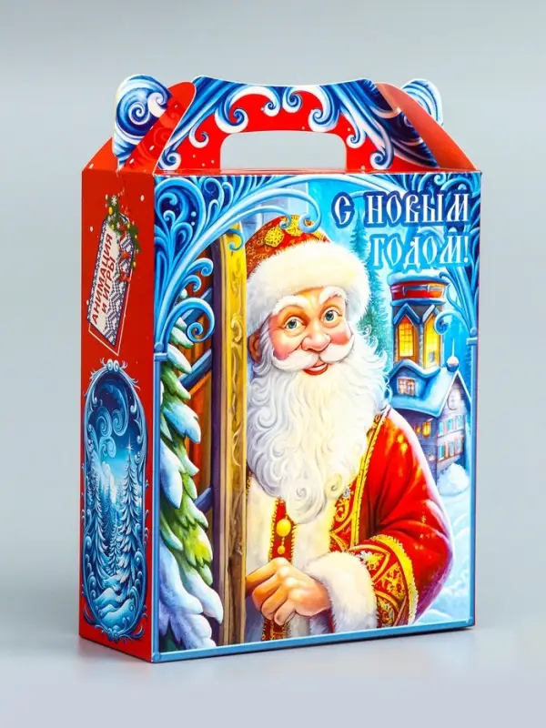 Подарочная новогодняя коробка «Радости», 17×6.8×20.8 см Подарочная новогодняя коробка «Радости», 17×6.8×20.8 см