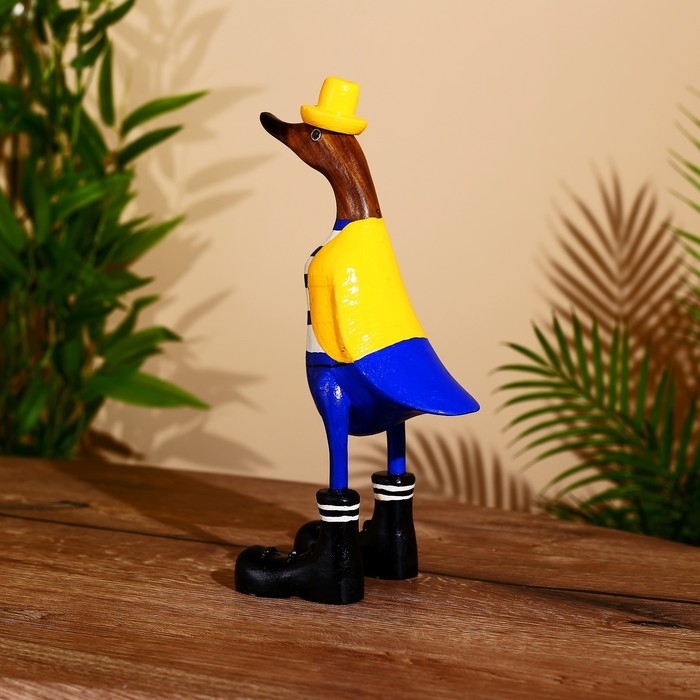 Сувенир Сувенир "Утка-морячок" дерево 27 см