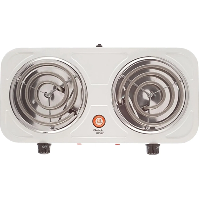 Плита электрическая Centek CT-1509 (белая) 2конфорки ТЭН 140мм, 2000Вт