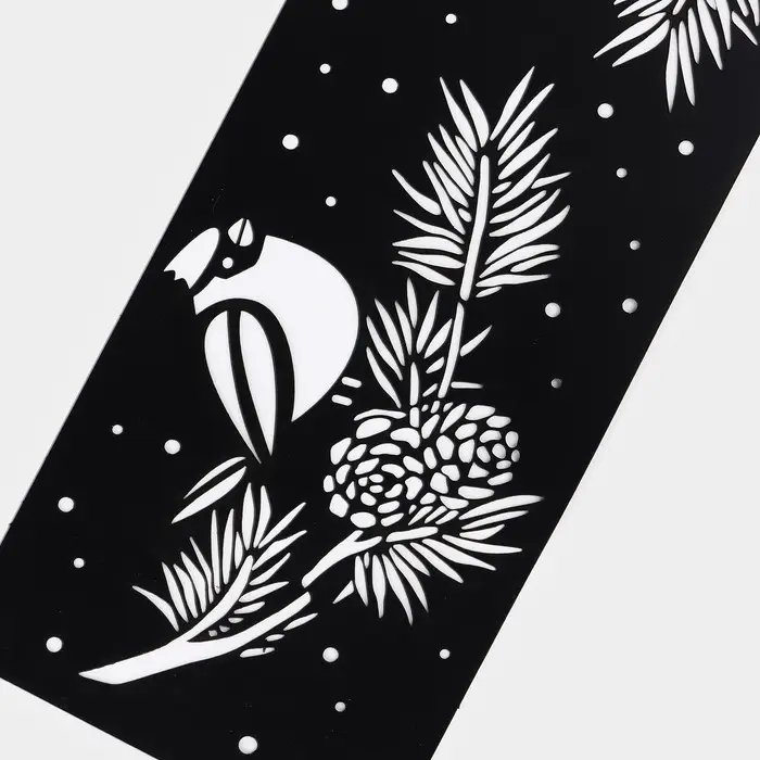 Набор трафаретов для выпечки «Стильный Новый год», 32×10 см Набор трафаретов для выпечки «Стильный Новый год», 32×10 см