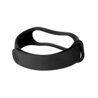 Ремешок для фитнес-браслета Mi Band 5/6/7 Luazon, чёрный