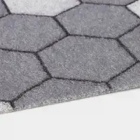 Коврик придверный Доляна &laquo;Гамма&raquo;, вырезной, грязезащитный, 60&times;90 см, серый