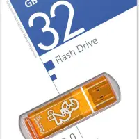 USB накопитель 32 GB Smart Buy Glossy Series Orange