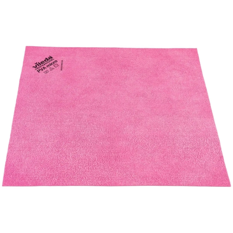 Салфетки хозяйственные Vileda ПВА Микро 35х38см красные 5шт/уп 143591