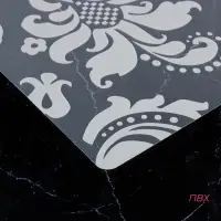 Салфетка сервировочная на стол Доляна &laquo;Абстракция&raquo;, 43&times;28 см, белая