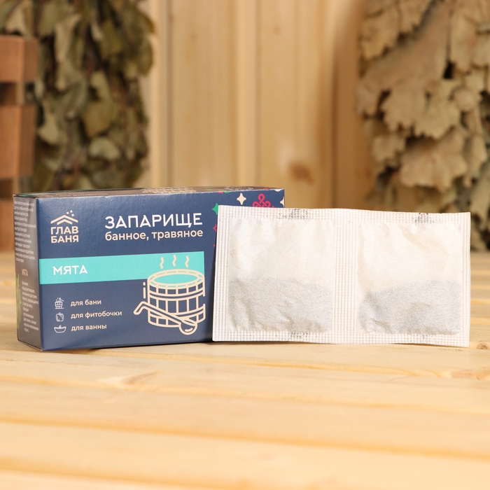 Запарка банная травянная Запарка банная травянная "Мята" 20х1,5г