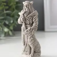 Фигура славянский бог «Велес», 11×5×4 см, серая