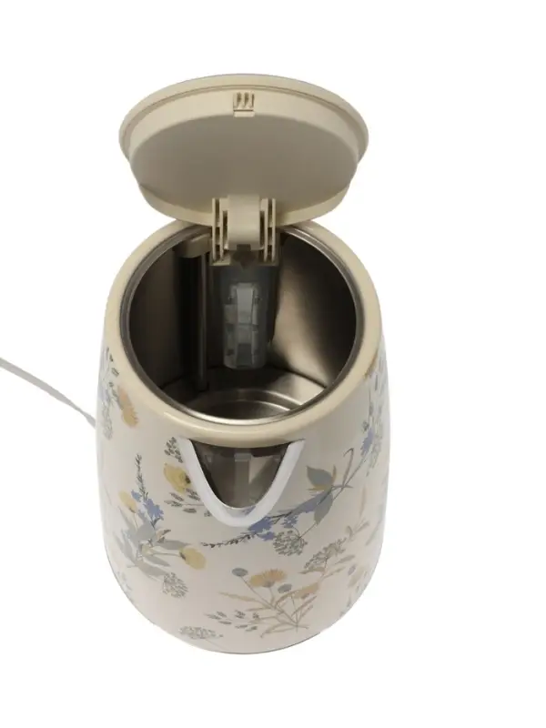 Чайник BRAYER 1083BR-YE, электрический, 2200Вт, 1.7л, нерж.сталь. автоотключение