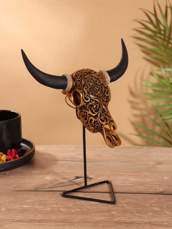 Сувенир  Сувенир "Череп буйвола" на стойке, 18х10х21 см