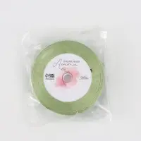 Лента атласная &laquo;Камуфляж&raquo;, 1.5&times;22.5 (&plusmn; 1) м, зелёная