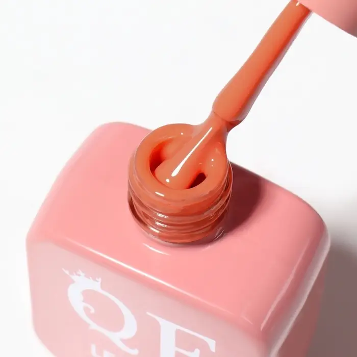 Гель лак для ногтей, однотонный, трехфазный, 10 мл, LED/UV, оранжевый (180)