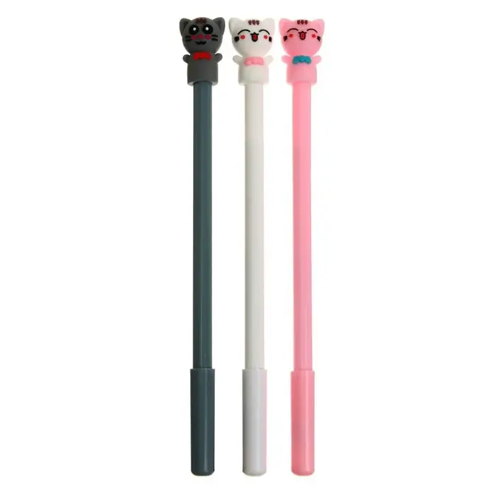 Ручка - прикол Calligrata «Кошка», гелевая, МИКС Ручка - прикол Calligrata «Кошка», гелевая, МИКС