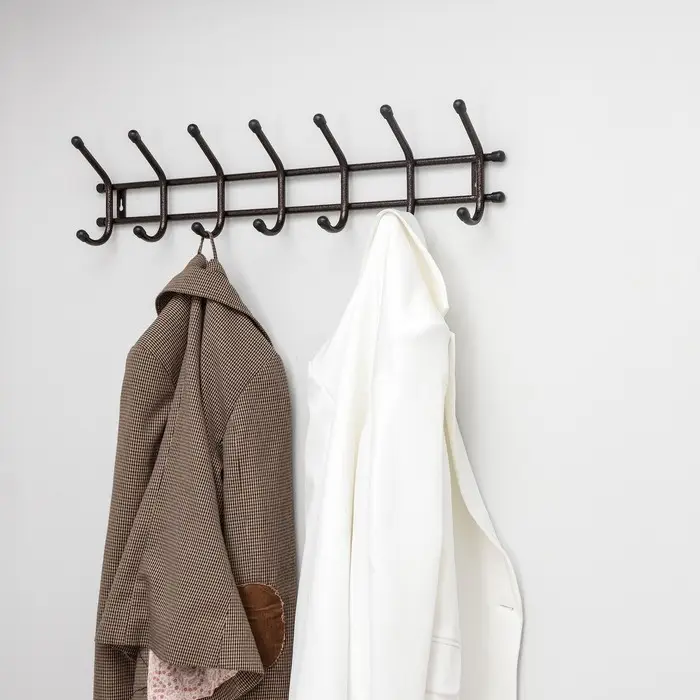 Вешалка настенная &laquo;Уют 7&raquo;, 7 крючков, медный антик