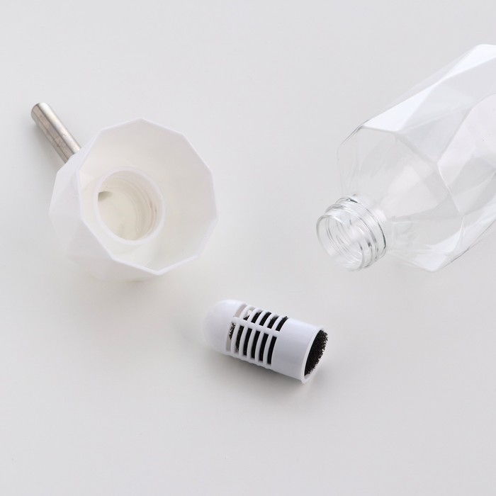 Поилка для грызунов, 250 мл, крепление-пружинка, белая Поилка для грызунов, 250 мл, крепление-пружинка, белая