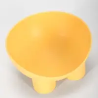 Миска для животных &laquo;БЕГЕМОТ&raquo;, 300 мл, покрытие софт-тач, пластик банановый