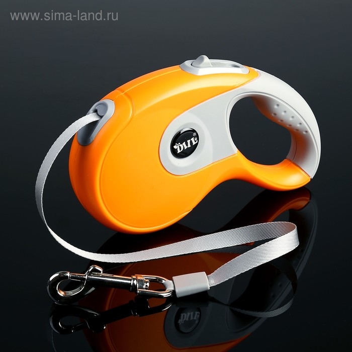 Рулетка DIIL, 5 м, до 40 кг, лента, прорезиненная ручка, оранжевая с серым Рулетка DIIL, 5 м, до 40 кг, лента, прорезиненная ручка, оранжевая с серым