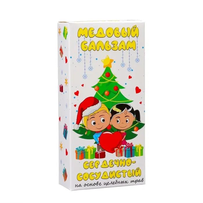 Новогодний медовый бальзам алтайский Сердечно-сосудистый Vitamuno, 250 мл Новогодний медовый бальзам алтайский Сердечно-сосудистый Vitamuno, 250 мл