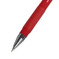 Ручка шариковая BrunoVisconti. EasyWrite. Red, красный стержень, узел 0.5 мм, резиновый упор, матовый корпус