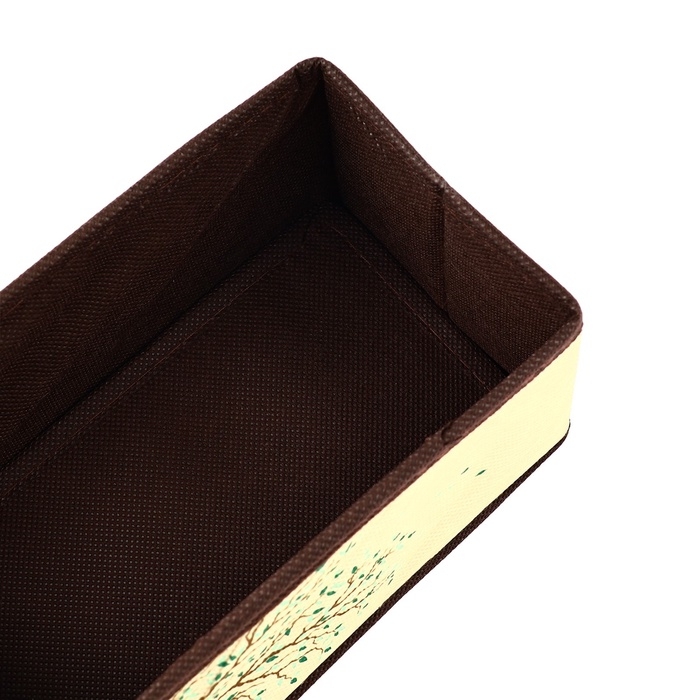 Органайзер для хранения, кофр для белья Органайзер для хранения, кофр для белья "Дерево", 10 х 18 х 10 см