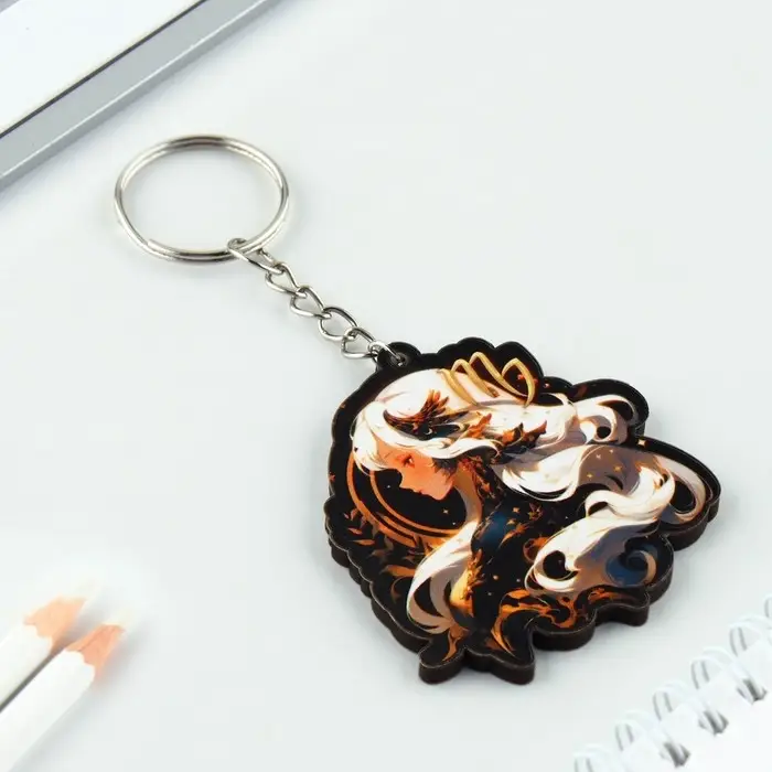 Брелок для ключей деревянный «Дева», 4,5 х 6 см Брелок для ключей деревянный «Дева», 4,5 х 6 см