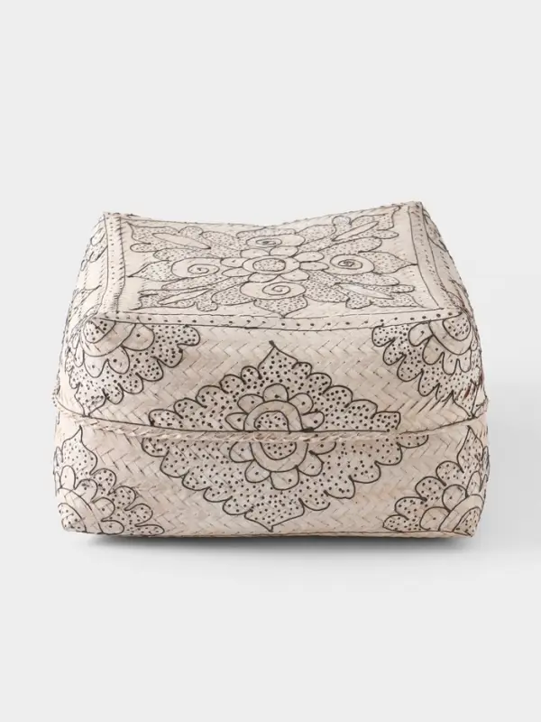 Корзинка плетёная &laquo;Бонтанг&raquo;, 30&times;30&times;18.5 см, бамбук, светлая