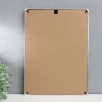 Фоторамка пластик L-6 21х30 см, слоновая кость Фоторамка пластик L-6 21х30 см, слоновая кость