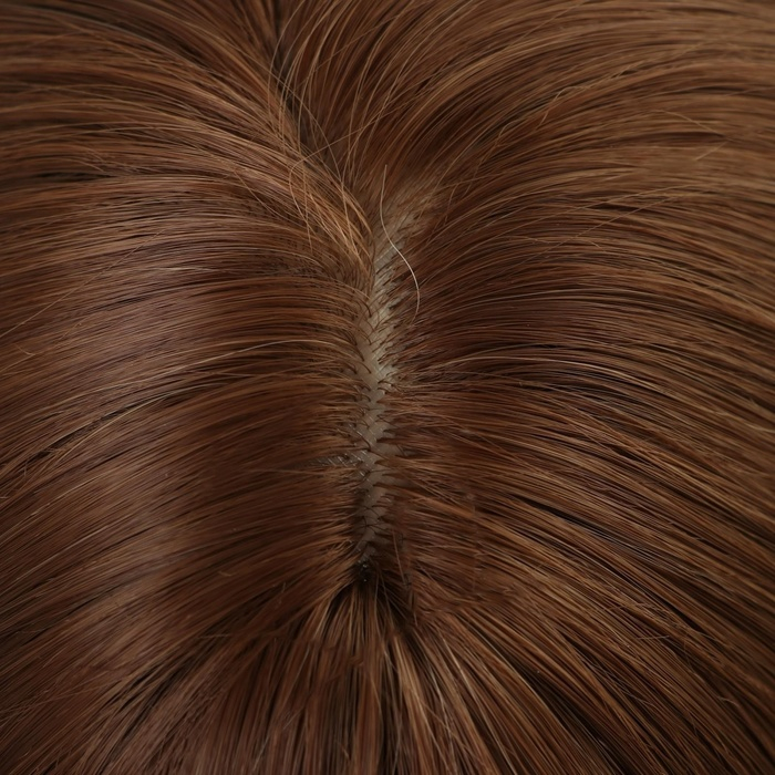 Парик искусственный, с чёлкой, имитация кожи, 60 см, цвет русый/блонд Парик искусственный, с чёлкой, имитация кожи, 60 см, цвет русый/блонд