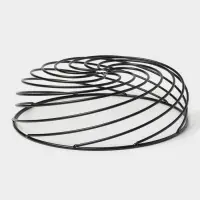 Фруктовница Доляна &laquo;Гипноз&raquo;, 30&times;30&times;8.5 см, чёрная