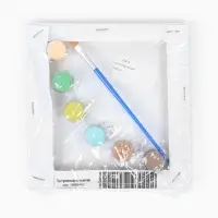 Картина по номерам &laquo;За гранью блоков&raquo;, 15&times;15 см