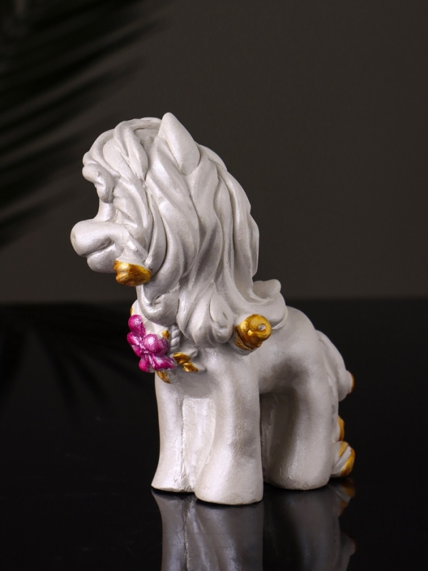 Статуэтка  Статуэтка "Пони Красотка" 10х7х5 см, перламутр