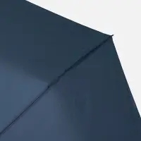 Зонт складной Smooth Move с плавным закрытием, темно-синий