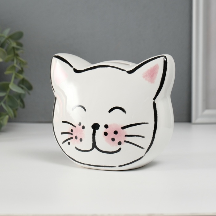 Копилка керамика Копилка керамика "Милая кошечка" 8,2х12,7х11,4 см