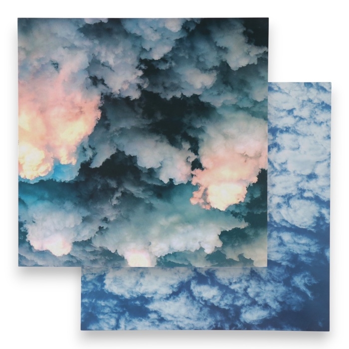 Фотофон двусторонний картон плотность 350 гр Фотофон двусторонний картон плотность 350 гр "Облака" 50х50 см