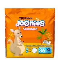 Подгузники-трусики JOONIES Standard, размер XL (12-17 кг), 36 шт.