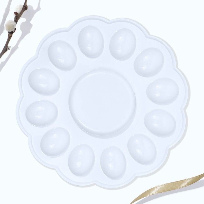 Пасхальная подставка на 12 яиц и кулич «Христос Воскресе!» на пасху, 30 х 30 см. Пасхальная подставка на 12 яиц и кулич «Христос Воскресе!» на пасху, 30 х 30 см.