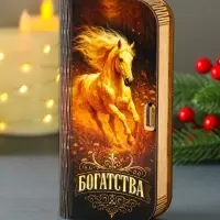 Новогодняя шкатулка "Богатства" 17х8,5 см Новогодняя шкатулка "Богатства" 17х8,5 см