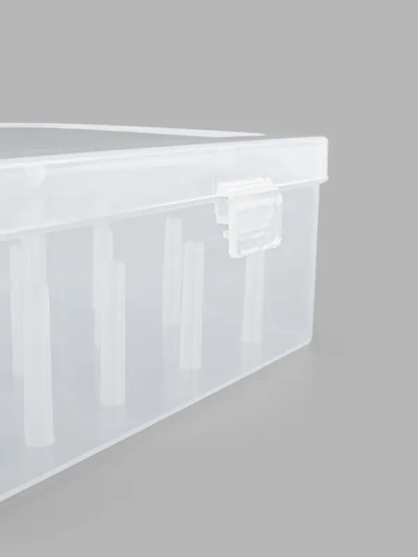 Органайзер для ниток, 42 катушки, 23.7&times;13.7&times;6.6 см, прозрачный