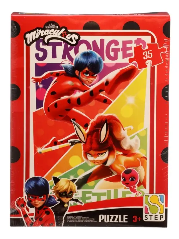 Пазл 35 эл. "Леди Баг и Супер-Кот" 91476