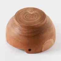 Салатник, 18&times;18&times;9 см, тиковое дерево